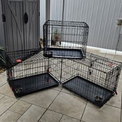 Jaula Negra De Perros En Exelentes Condiciones. Nueva. 