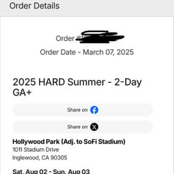 Hard Summer Ticket 