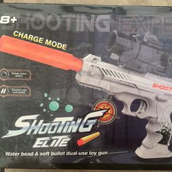 Water Bead and Soft Bullet Duel Toy Gun (see Description)