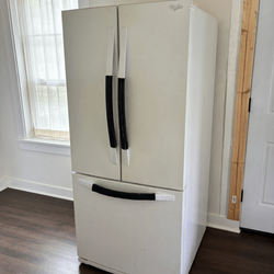 2017 Whirlpool French Door Refrigerator – Good Condition, 22 cu ft - Houston, TX