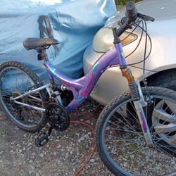 24 Inch Mountain Bike In Used Condition Functions 100 Percent 