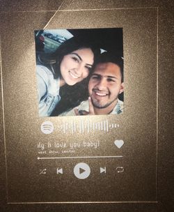 Spotify glass album cover