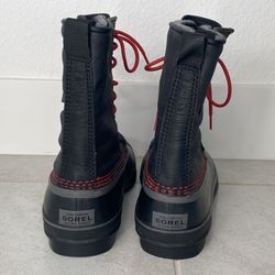 SOREL 1964 Premium Waterproof Boots Black Red NM1560-012  display picture 1