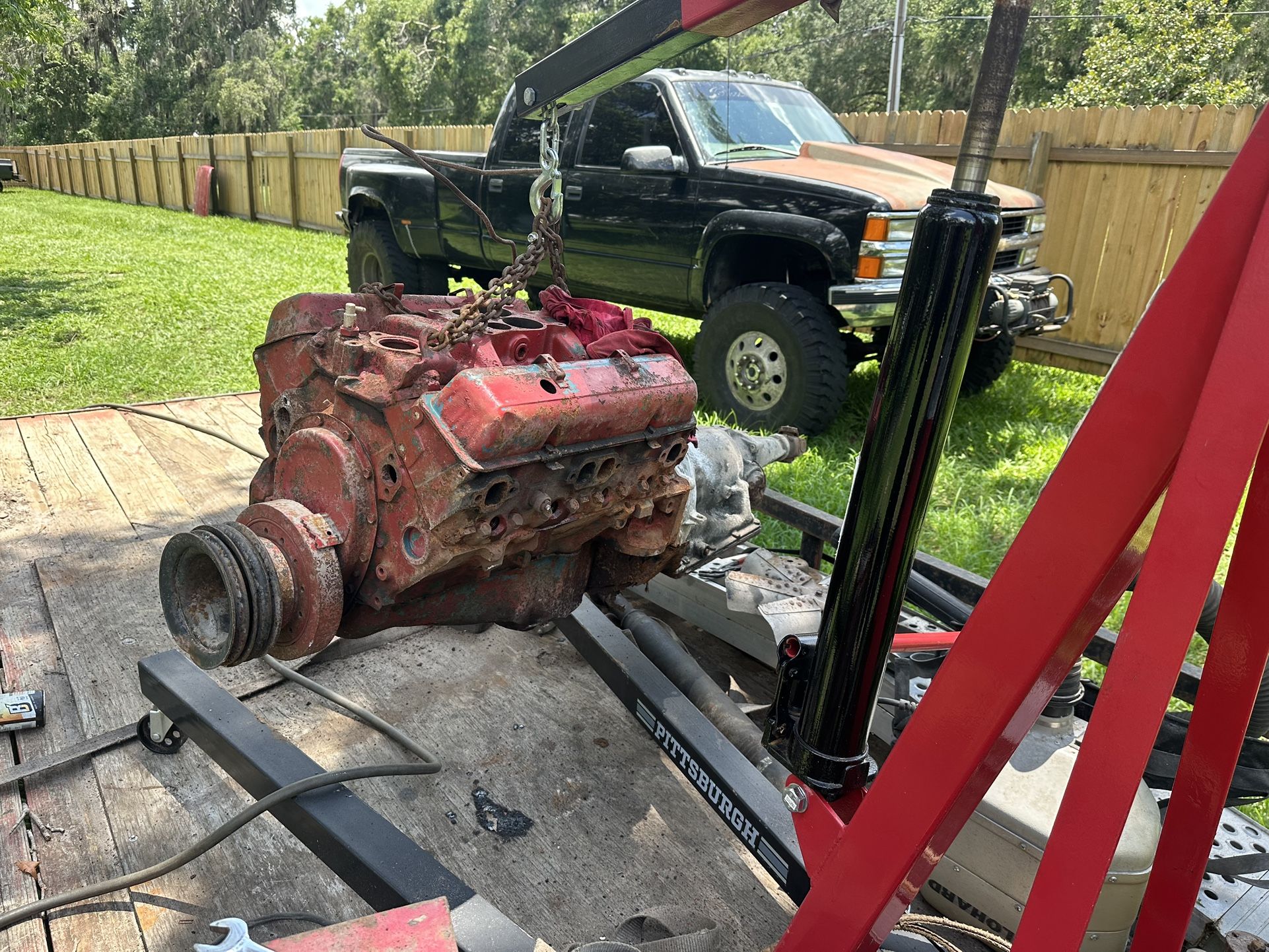 Chevy 350 4 Bolt Main And Turbo 350 Transmission