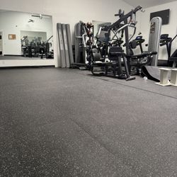 8mm Rubber Gym Flooring Mats - Durable, Multi-Speckle Design - Free Delivery