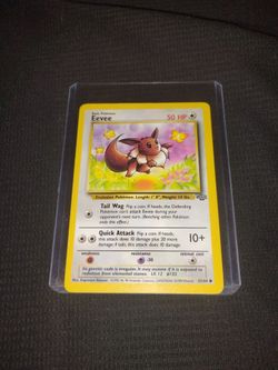 1999 Pokemon - Eevee Game Card 51/64