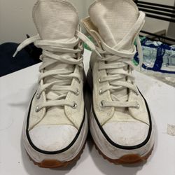 Off White Platform White Converse Woman’s Size 6