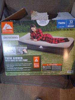 Inflatable air mattress