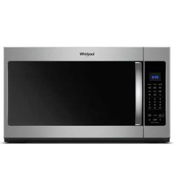 Whirlpool 1.9-cu ft 1000-Watt 29.88-in Over-the-Range Microwave with Sensor Cooking (Fingerprint Resistant Stainless Steel)