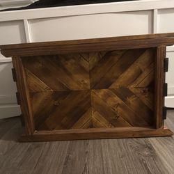 Wood Bench With Storage