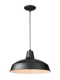 Black Farmhouse Pendant Light