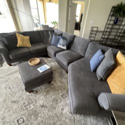 Havertys  Harmony Sectional Couch