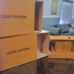 Orange Louis Vuitton Boxes As Is