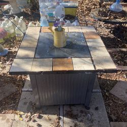 Fire Pit Muy Buena Condicion De Gas No Cilindro