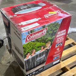 Coleman Bahamas AirJet Inflatable Outdoor Round Hot Tub 2-4 Person with Pump #P08411