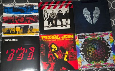 Vinyl New U2 The Police Coldplay Pearl Jam