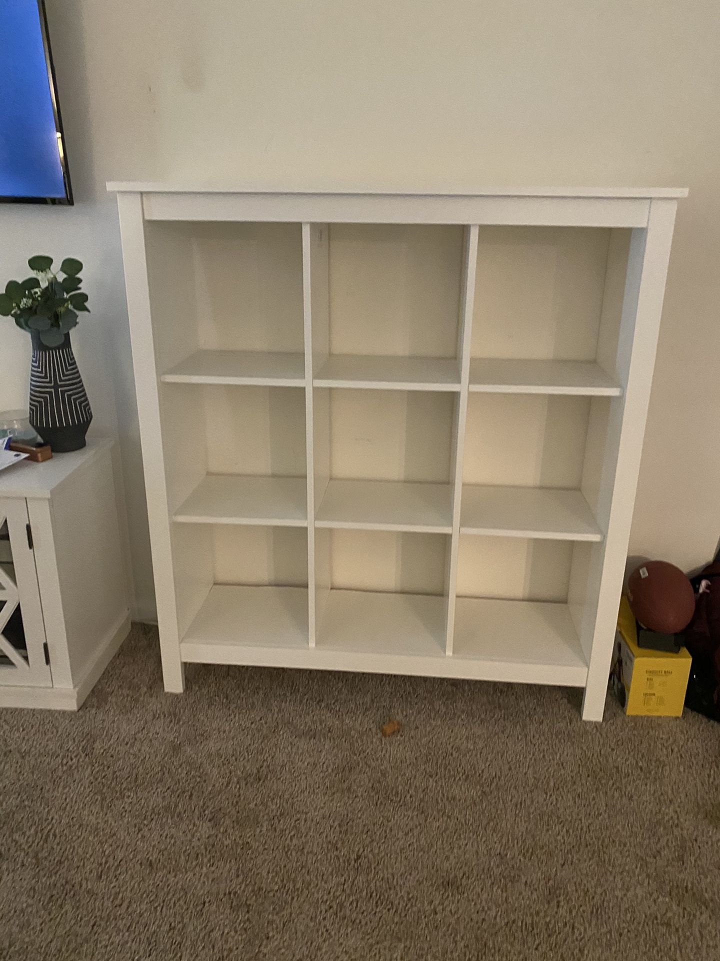 IKEA Kallax 3x3 shelf organizer