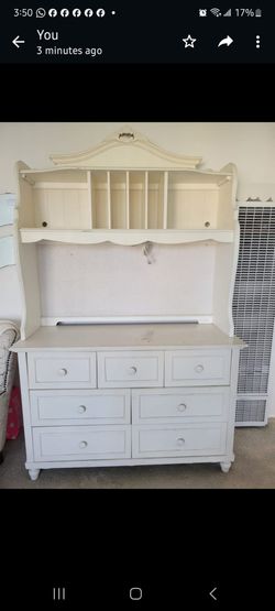 Dresser and twin bed frame bedroom set