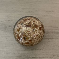 Signed Levay 1985 Small Paperweight 