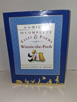 "The Complete Tales and Poems of Winnie the Pooh" large hardcover book for children $5 FIRM