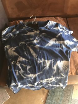 Men’s t-shirt navy blue/white Medium
