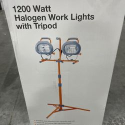 HDX 1200-Watt Halogen Tripod Work Light