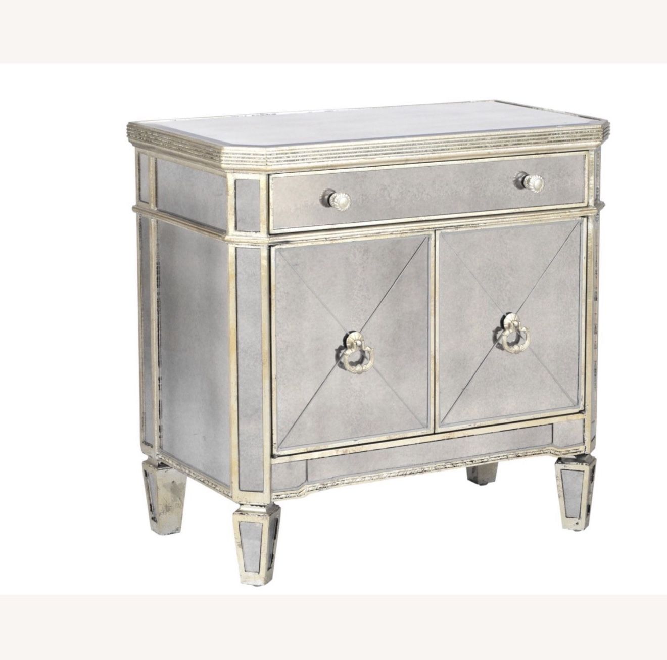 Z Gallery Borghese Stained Mirror Stand
