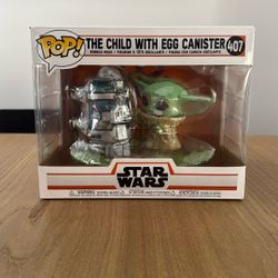 Funko Pop The Child With Egg Canister Star Wars Mandalorian 