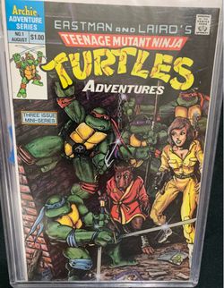 Teenage Mutant Ninja Turtles Adventures #1 (1988) 1st print NM Archie Classic Eastman