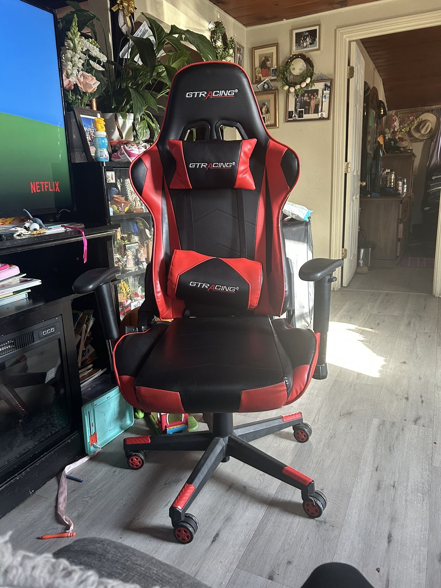 GTRACING Gaming Chair Red And Black