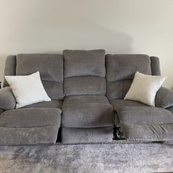 Brand New Ashley Furniture Daycoll Reclining Sofa – Beige