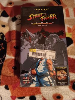 Anime Vhs Street Fighter Alpha The Movie 