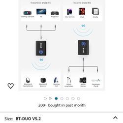 Wireless 2 in 1 Bluetooth Adapter