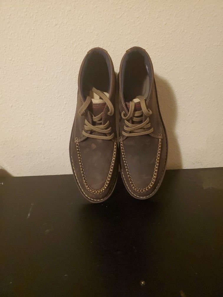 Leather Chocolate Brown Clarks.Negotiable Price
