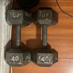 40lbs Dumbbells 
