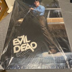 THE EVIL DEAD Acrylic 4MM Panel Print By Adam Perocchi #1/30 BNG New Ash Poster