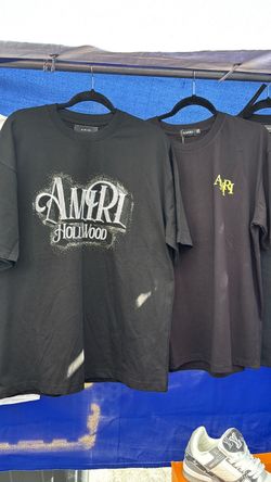 Amiri Hollywood Black Graphic T-Shirt