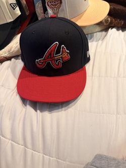 Atlanta Braves Tomahawk Logo Fitted Hat 7 1/4
