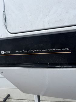  Washing Machine And A Dryer 