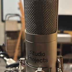 Studio Projects C1 Microphone - award winning large diagram microphone - Professional vocal - Cable + Boom Mount  - Will Be Thrown Away In A Few Days