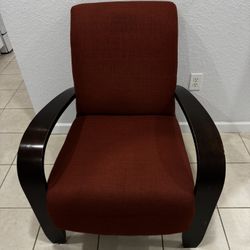 Red  Accent Chair . Used In Good Condition 