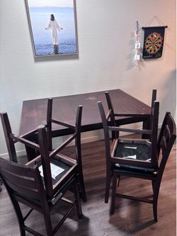 Table and chairs