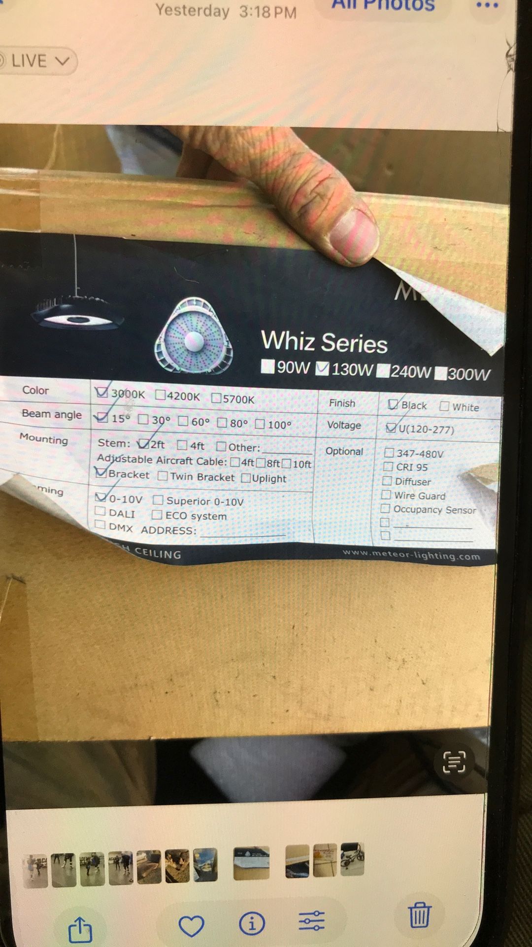 Meteor Whizz Series Black Open Box Item As Is