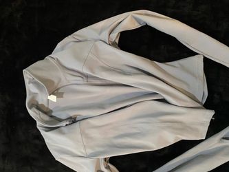 Light Blue Athletic Zip-Up Jacket
