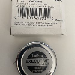 Crescent Lufkin W606me 6 Ft. Engineers Tape Measures, 1/4" Blade