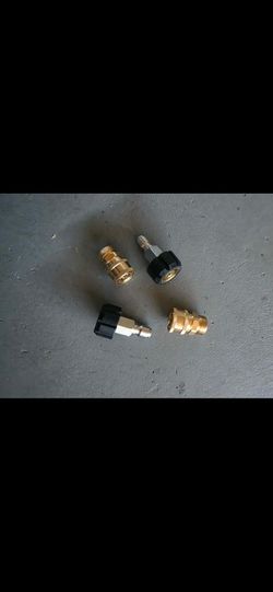4-piece pressure washer quick connect set