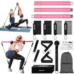 Pilates Bar Kit with Resistance Bands