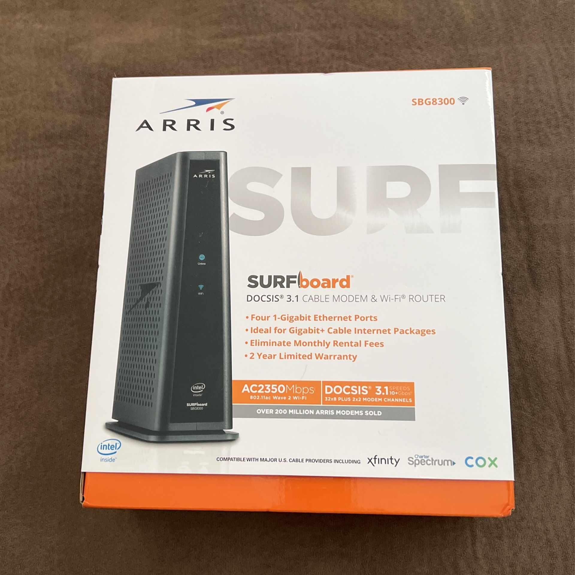 ARRIS surfboard DOCSIS 3.1 Modem and Wifi Router