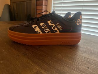 Cheetah print platform adidas size 8.5