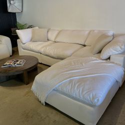 NEW White Cloud-Style Modular Sectional Sofa – Washable • FREE Local Delivery  